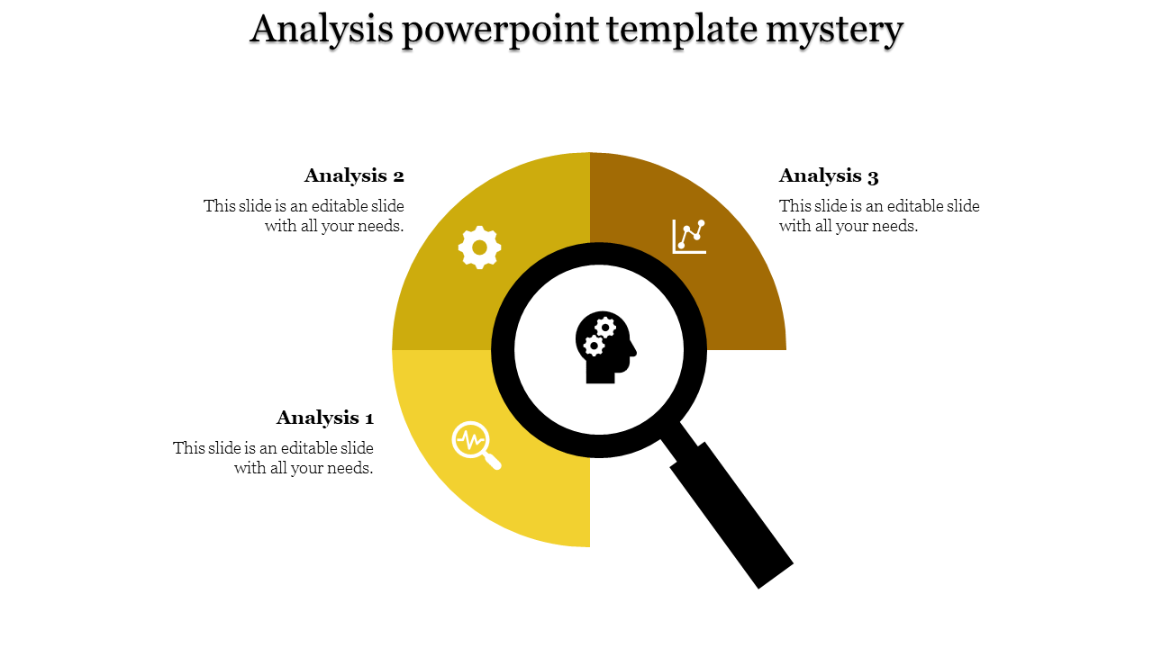 analysis powerpoint template-Yellow